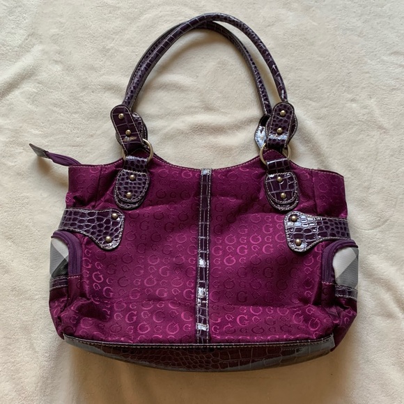 d fusion Bags Y2k Purple Patchwork Big Tote Purse Poshmark